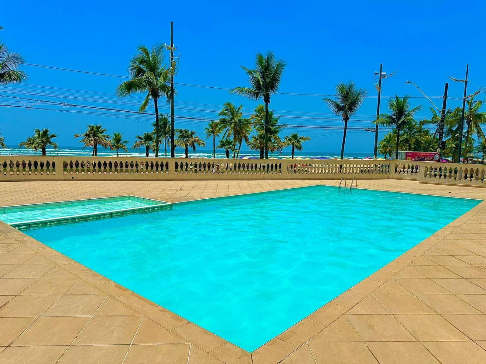 פראייה גראנדה Apartamento Frente Ao Mar Com Varanda E Piscina מראה חיצוני תמונה